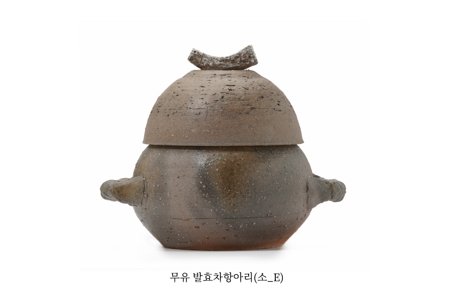 [영산요 박정규] 무유 발효차 항아리(소)