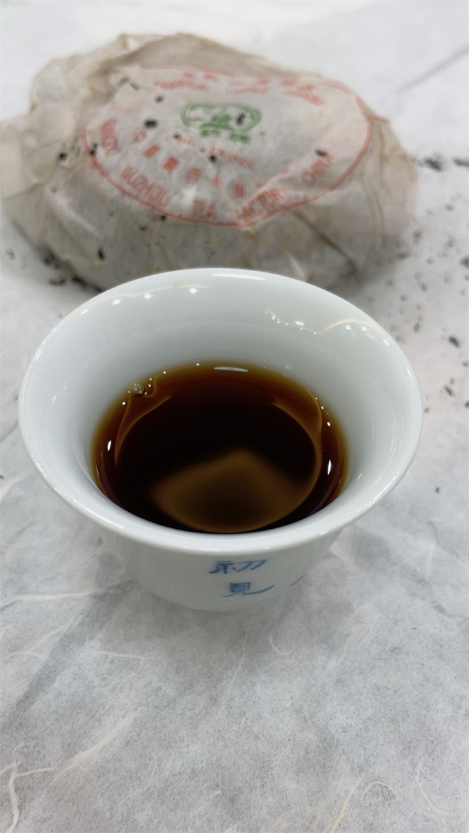 [梧州茶叶进出口公司] 九十年代多利特 六堡茶 100g 1条(6片)