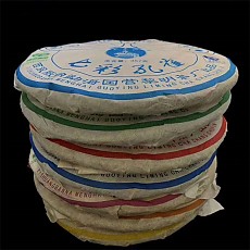 [여명차창] 07년 팔각정 칠채공작 청병 357g 1통(7편)