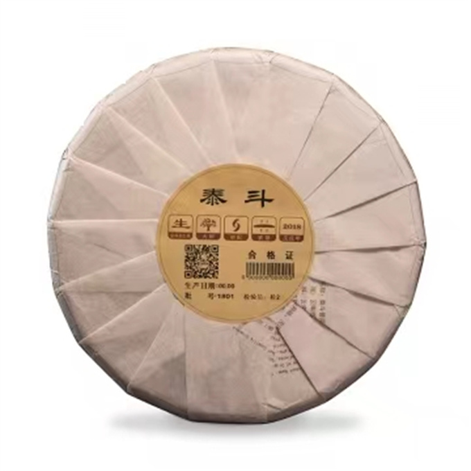 [500년 일회] 18년 태두(泰斗)청병 (긴병紧饼) 400g 1900만원 
