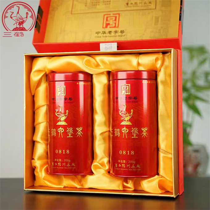 [广西梧州茶厂] 三鹤0818 六堡茶 400g