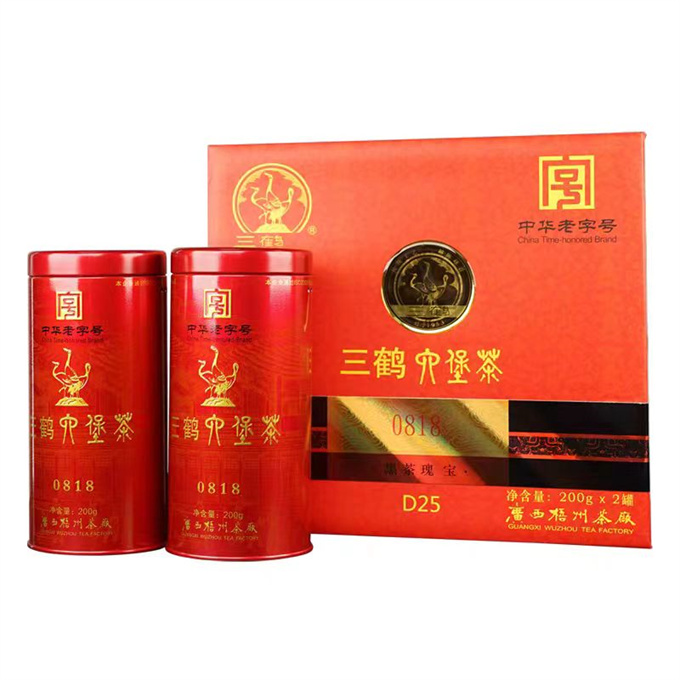 [广西梧州茶厂] 三鹤0818 六堡茶 400g
