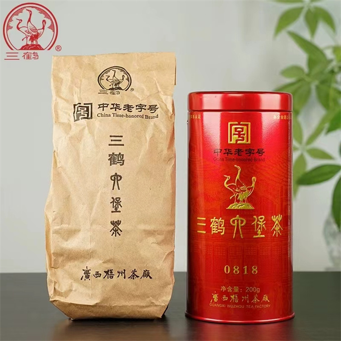 [广西梧州茶厂] 三鹤0818 六堡茶 400g