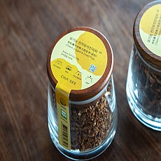 [100g 햇볕 건조] 유기농 천지유자진피차(조형/쇄형)_유리병