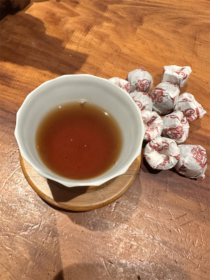 [중차패] 03년 길행 미니숙타차 500g