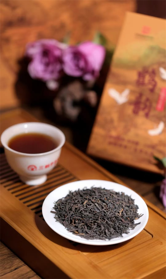 [广西梧州茶厂] 三鹤鹤韵 特级六堡茶散茶 300g