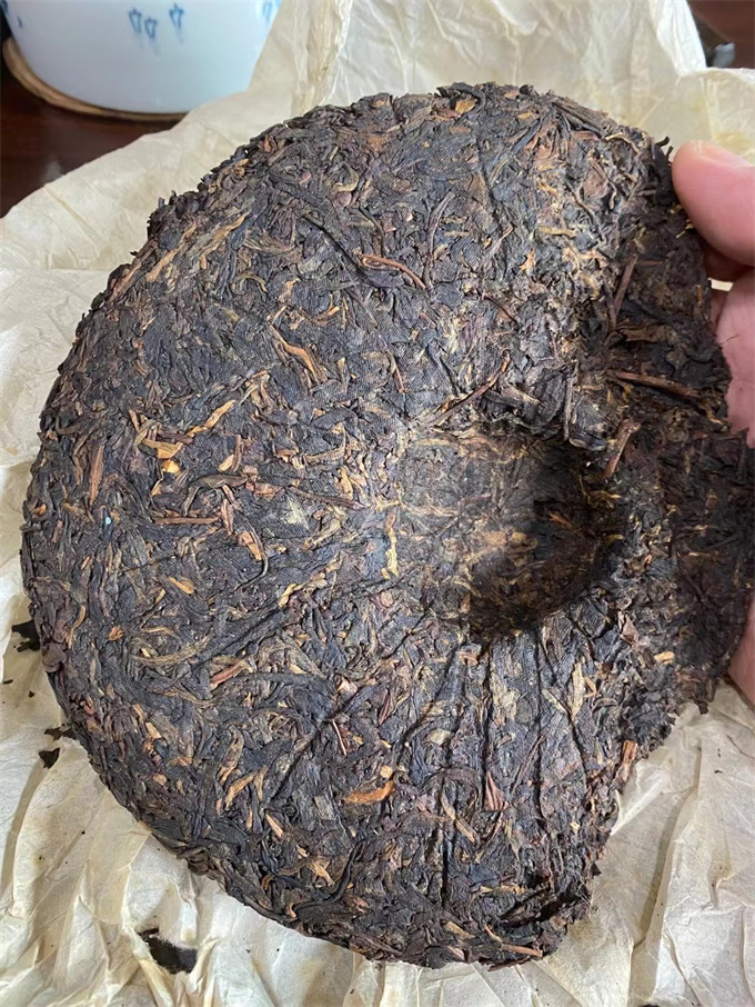 [富华公司]90年代 富华咖啡版7542青饼 357g