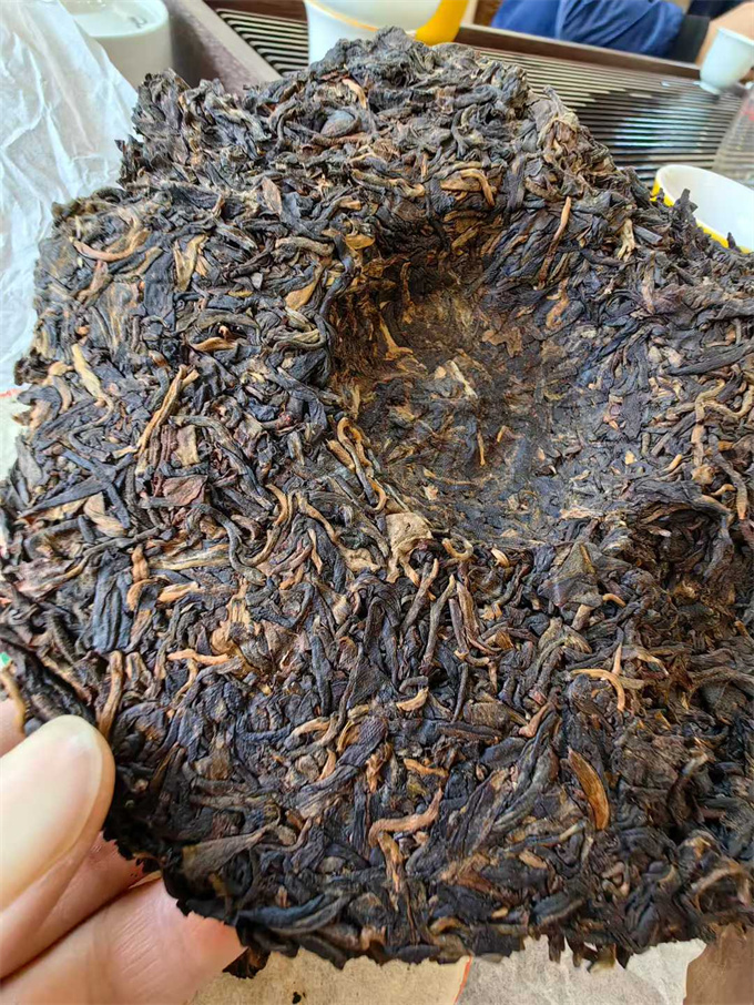 [吉幸茶厂]90年代 珍藏品 单车饼 生茶357g