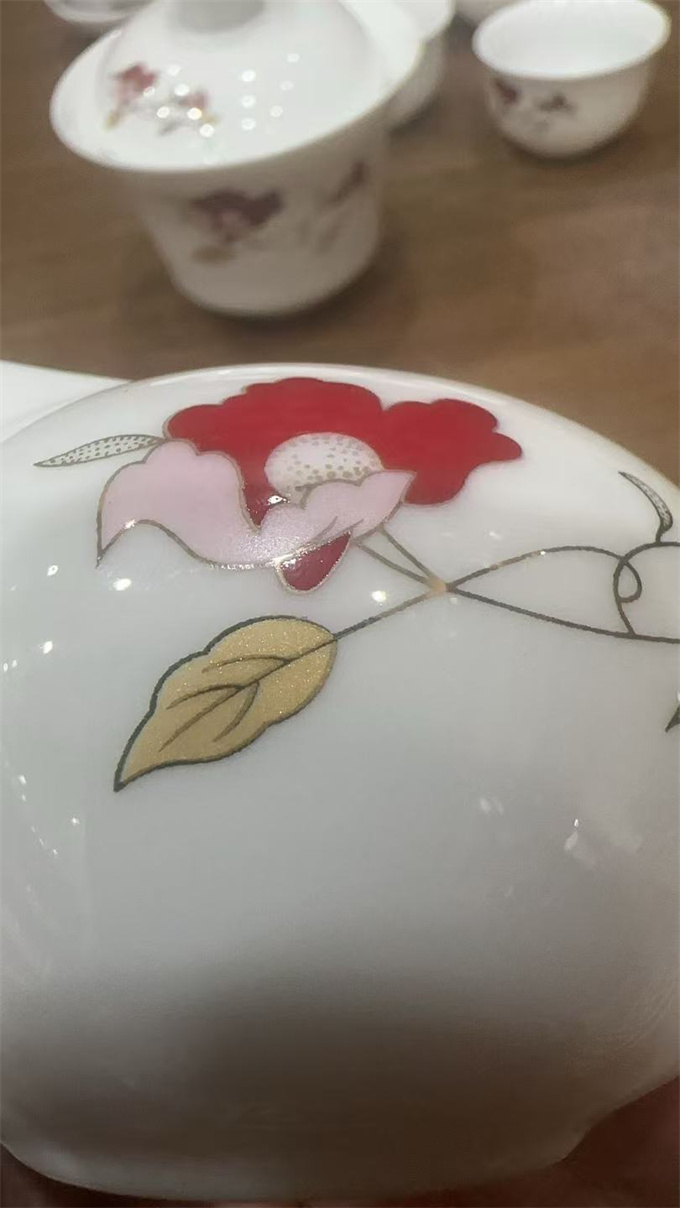 [초대박 공구] 도자 다구세트 (찻잔 6개, 거름망, 개완, 다해)