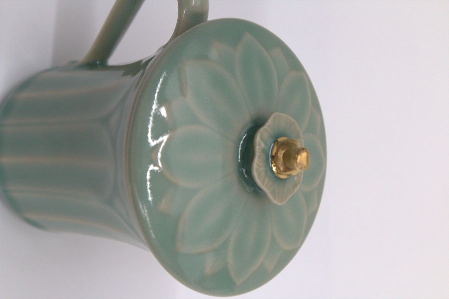 청자황금개구리 머그컵