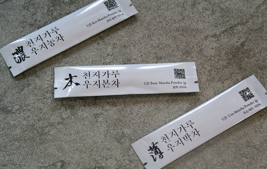 [공부차] 천지가루우지맛차3g 3종 (본차,박차,농차)