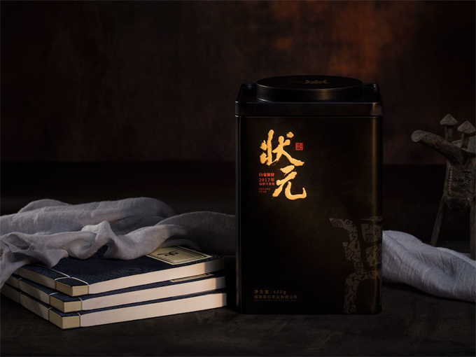[名品鼎白] 영예·2017년 장원차状元茶(은침) 특급백차 400g