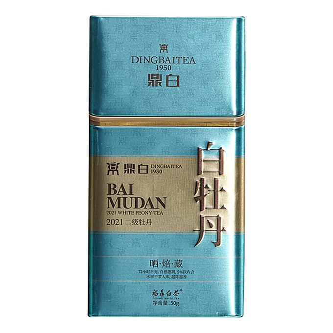 [名品鼎白] 2021년 백모단 2급백차 50g