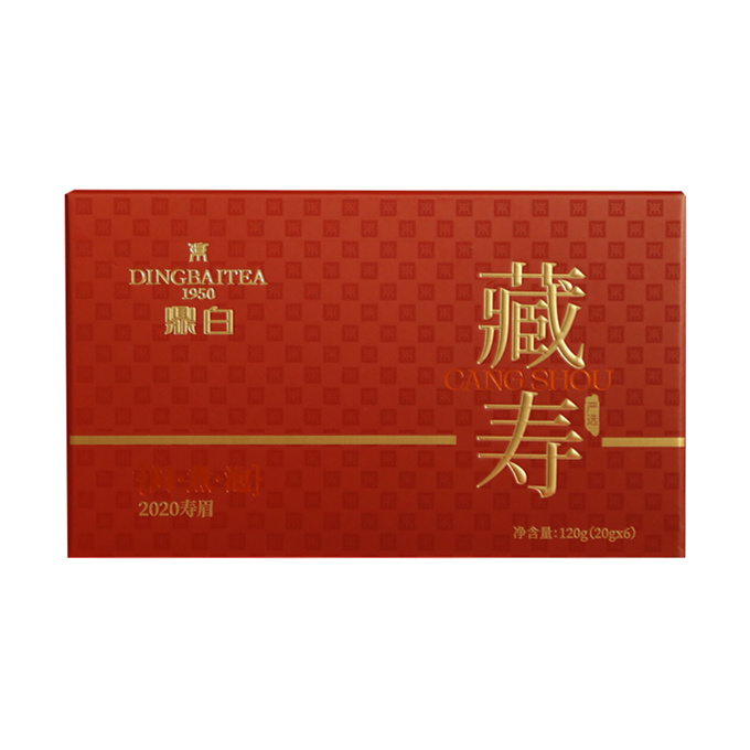 [名品鼎白] 장수민자포藏寿闷煮泡-2020년 수미 1급백차 120g