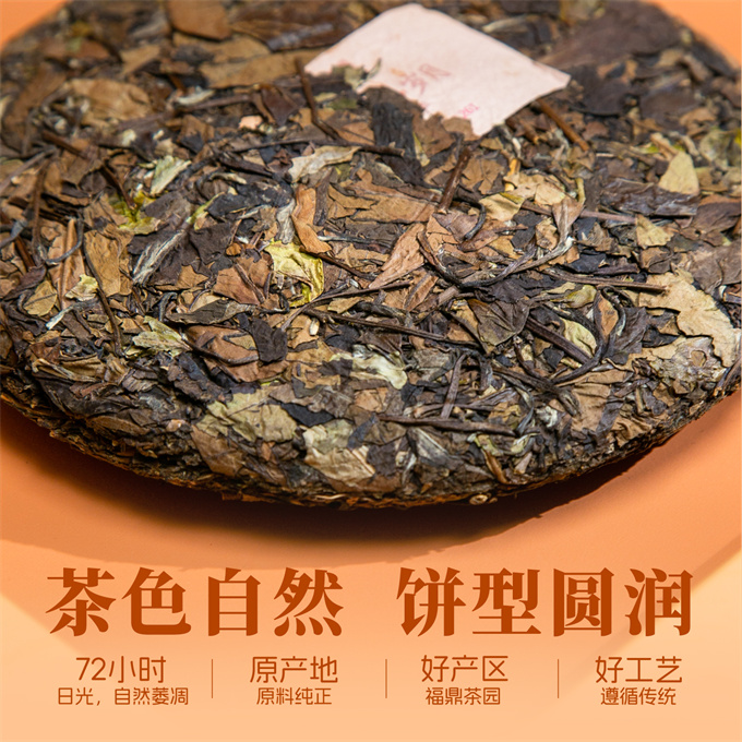 [정백 名品鼎白] 진장세월-2020년 수미병차 1급백차 350g