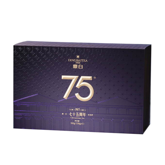 [명품 鼎白] 75주년 기념차 2021년 태모은침 특급백차 1세트(100g*5합)