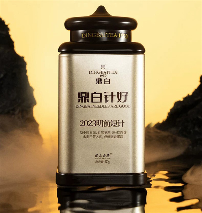 [명품 鼎白] 정백침호 2023년 명전단침 특급백차 50g