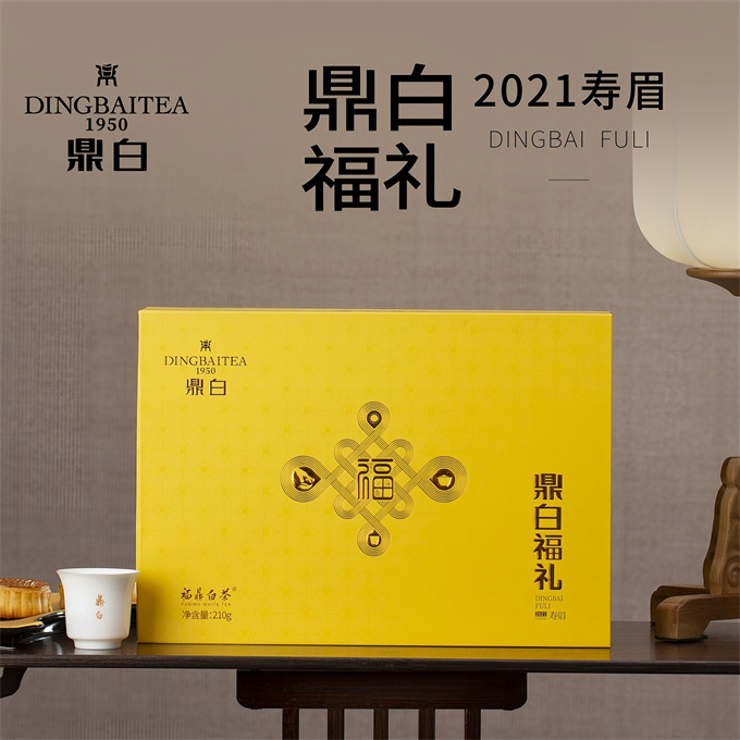 [맑은차 정백] 정백복예 2021년 수미 1급백차 210g