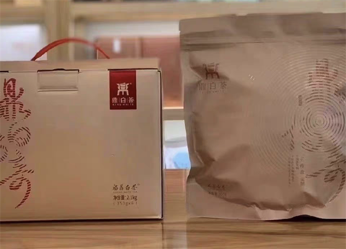 [무결점 鼎白] 정백전기 2019판 목단병 간편포장 2018년-2019년-2020년 1급 백모단 350g