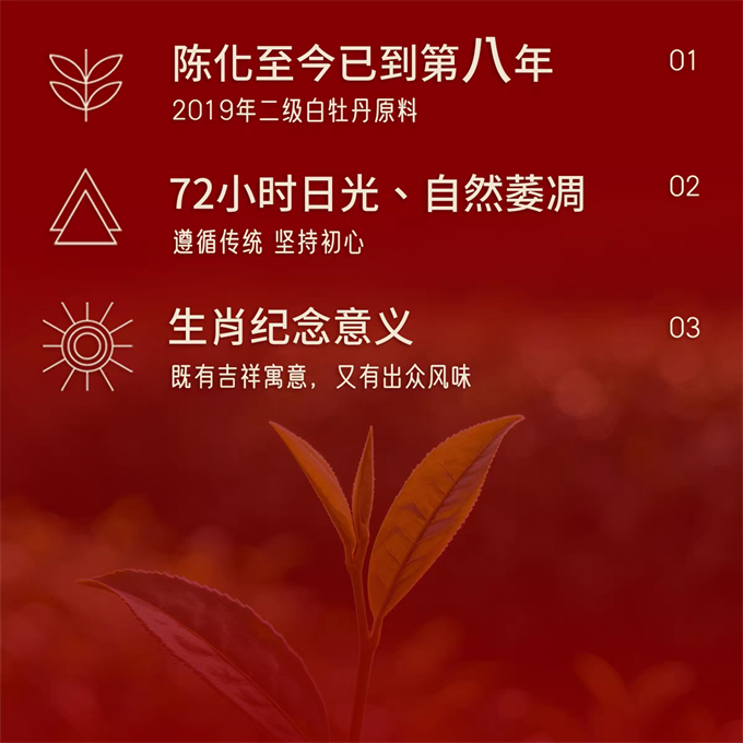 [무결점 鼎白] 임인년 호랑이띠 기념차 2019년 백모단 예합 2급백차 350g