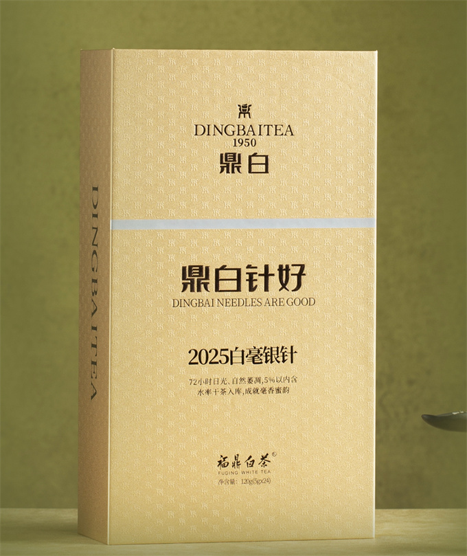 [무결점 鼎白] 정백침호 2025년 백호은침 1급백차 120g